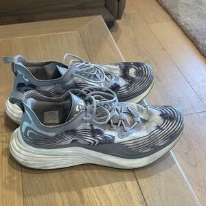 APL Dynamic Gray and White Running Shoes (used, will wash before sending)